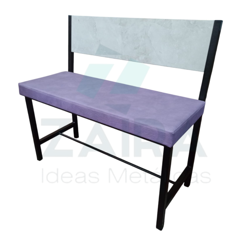 Butaco Asiento Tapizado Espaldar Fórmica